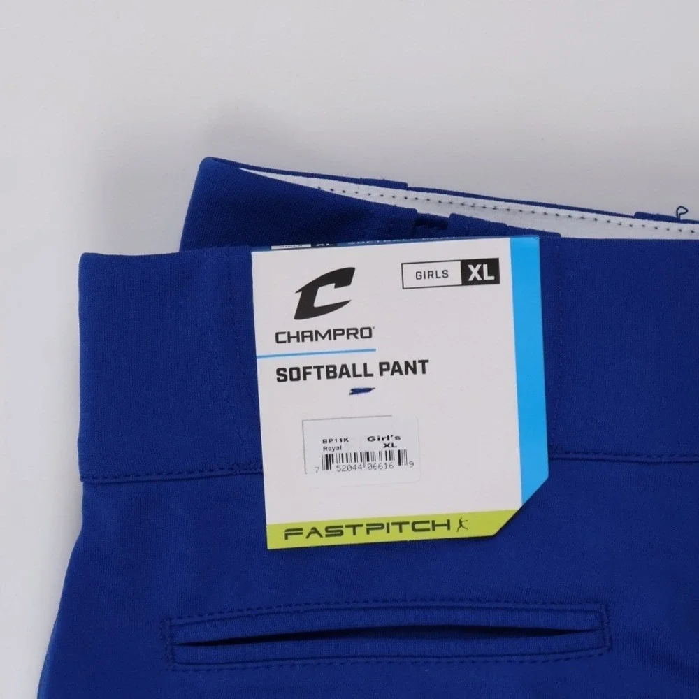 Champro Softball Pants Fastpitch Royal Blue Girls XL NWT